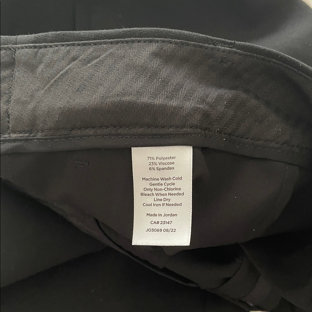 Talbots Black Hampshire Tailored Ankle Pants Size 8P - Picture 6 of 11